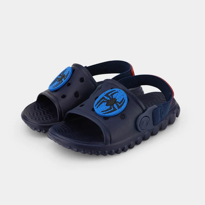 Chinelo Infantil Bibi Sun Slide Azul de Aranha