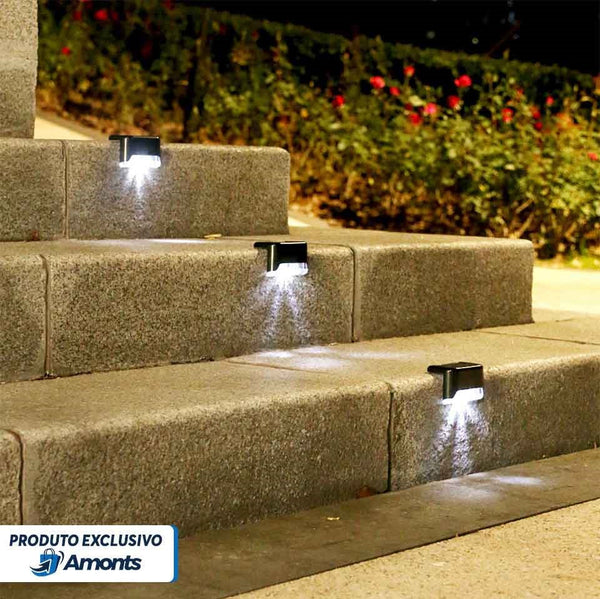 Led solar para jardim