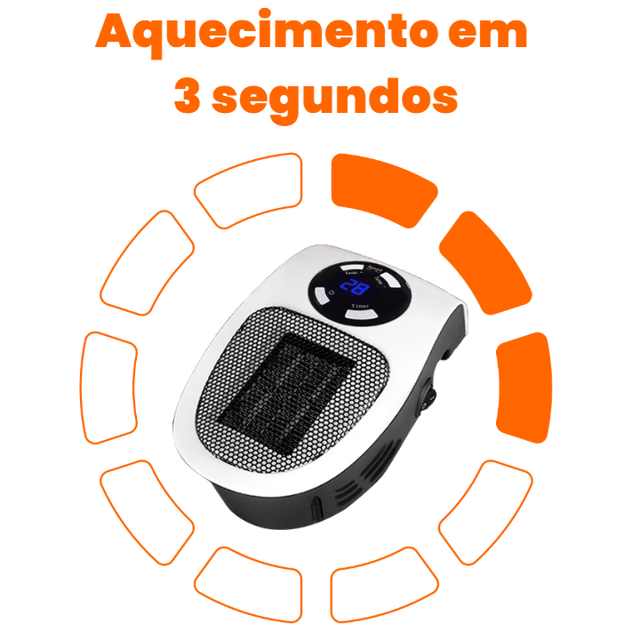 Aquecedor de Ambiente Elétrico 500W - AQUECEHEAT®