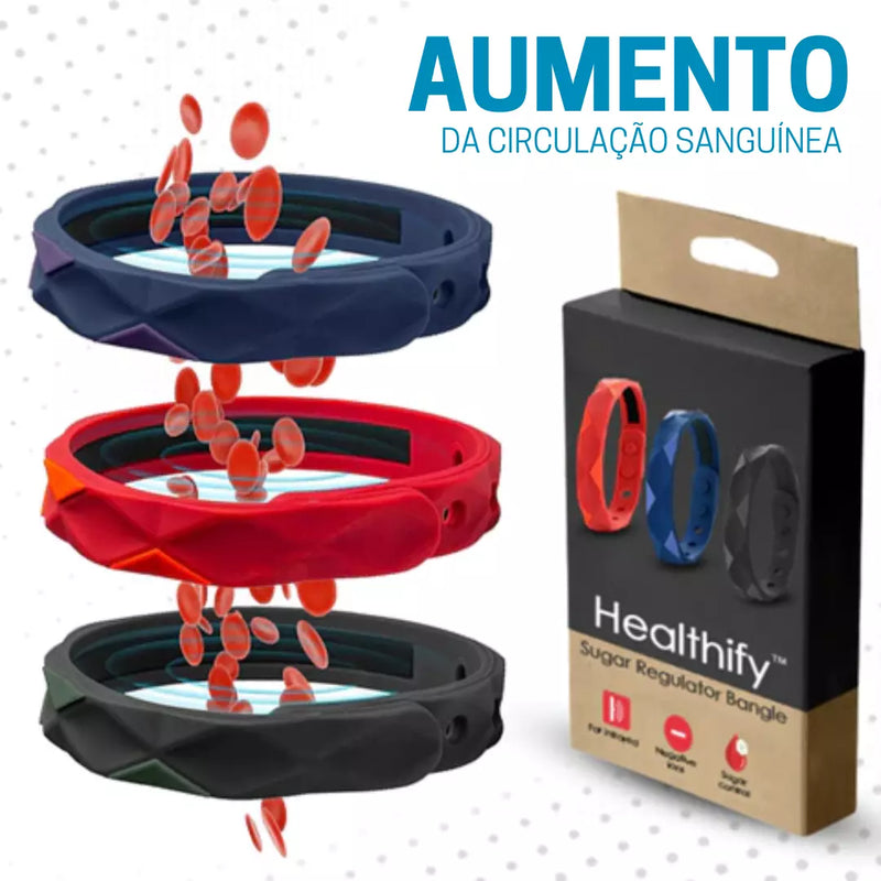 Pulseira Reguladora de Açúcar Healthify™  -  Promoção Especial 🎁 FRETE GRÁTIS + BRINDE 🎁