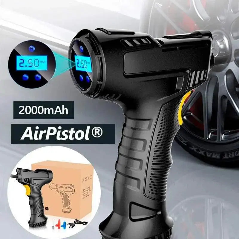 Air Pistol - Compressor de ar do futuro + 3 Bicos Brinde - Frete Gratuito