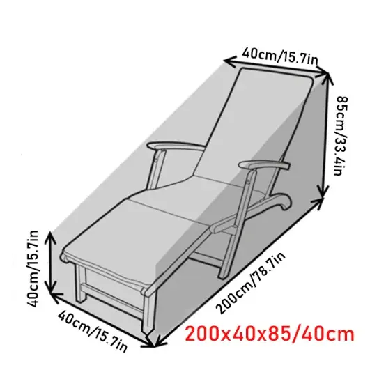 Capa Impermeável para Espreguiçadeira