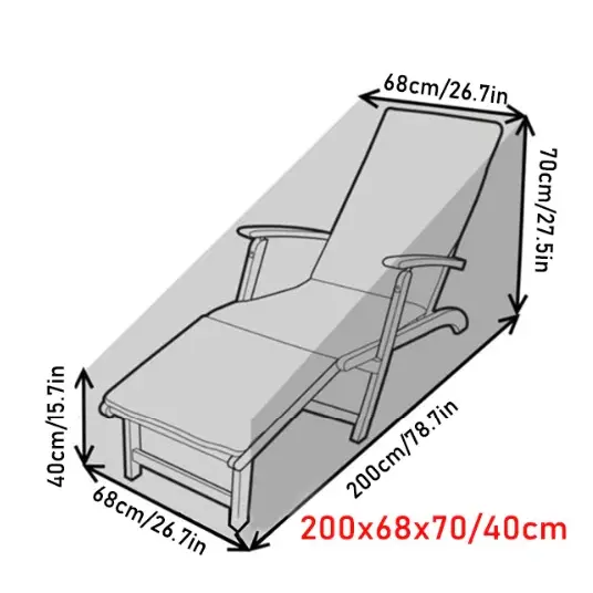 Capa Impermeável para Espreguiçadeira