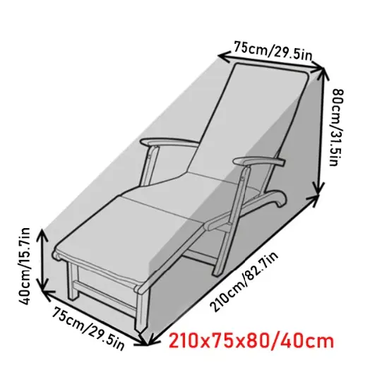 Capa Impermeável para Espreguiçadeira