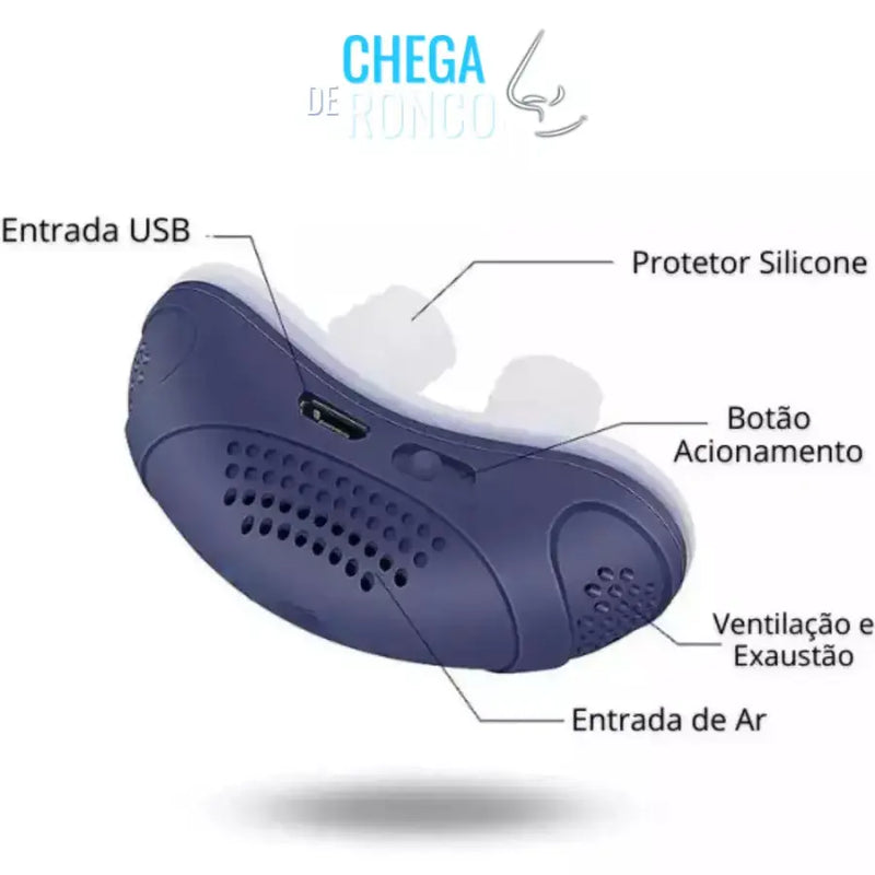 Chega de Ronco - Aparelho Mini CPAP