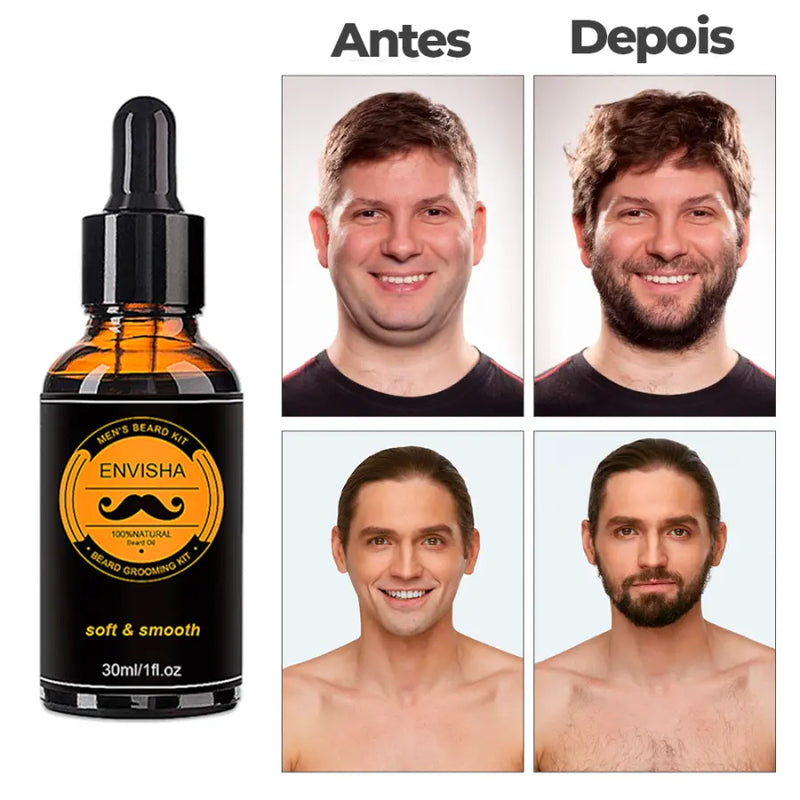 Kit para Barba 5 peças PROMOÇÃO DIA DOS PAIS