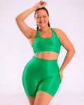 Conjunto Bermuda Curve Plus Size + Top Luna (Todas cores)