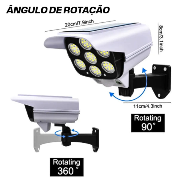 Refletor em forma de Câmera de vigilância