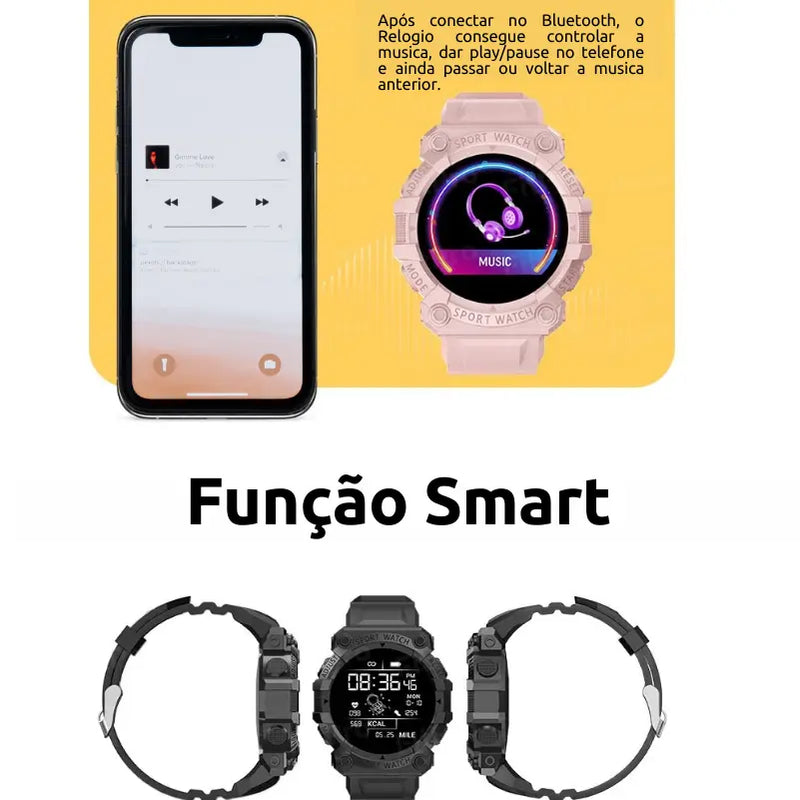 Smart Watch Militar- Ultra Resistente + Pelicula Protetora