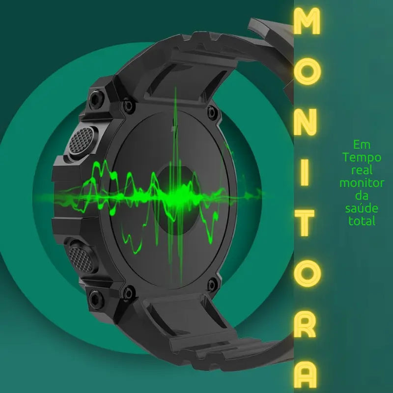 Smart Watch Militar- Ultra Resistente + Pelicula Protetora